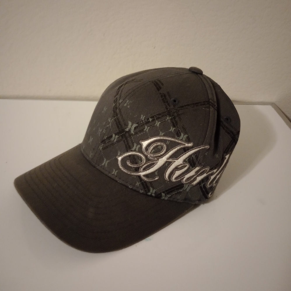 Hurley Gray FlexFit Fitted Hat